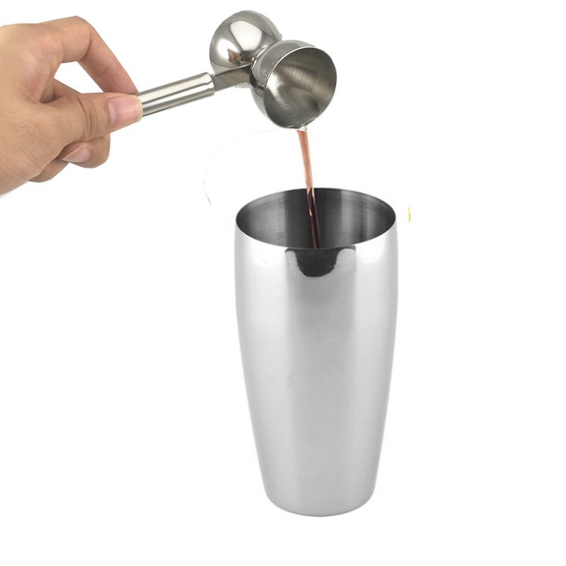 i Kito Double Jigger Stainless Steel Cocktail Measuring Cup with Handle - Image 4